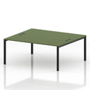 Impulse B2B 2 Person Bench Desk - Moss Green