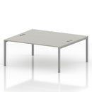 Impulse B2B 2 Person Bench Desk - Dove Grey