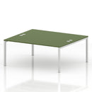 Impulse B2B 2 Person Bench Desk - Moss Green