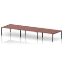 Impulse B2B 6 Person Bench Desk - Brick Red