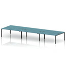 Impulse B2B 6 Person Bench Desk - Dark Teal