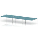 Impulse B2B 6 Person Bench Desk - Dark Teal