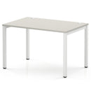 Impulse Single Starter Bench Desk - Dove Grey