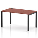 Impulse Single Starter Bench Desk - Brick Red