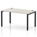 Impulse Single Starter Bench Desk - Dove Grey