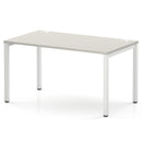 Impulse Single Starter Bench Desk - Dove Grey