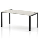 Impulse Single Starter Bench Desk - Dove Grey