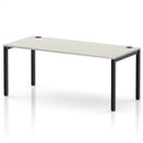 Impulse Single Starter Bench Desk - Dove Grey