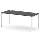 Impulse Single Starter Bench Desk - Carbon Grey