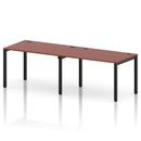 Impulse 2 Person Single Row Bench Desk - Brick Red