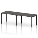 Impulse 2 Person Single Row Bench Desk - Carbon Grey