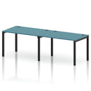 Impulse 2 Person Single Row Bench Desk - Dark Teal
