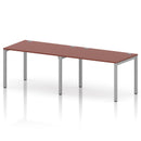 Impulse 2 Person Single Row Bench Desk - Brick Red
