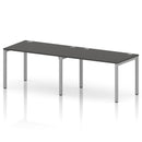 Impulse 2 Person Single Row Bench Desk - Carbon Grey