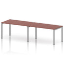 Impulse 2 Person Single Row Bench Desk - Brick Red