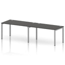 Impulse 2 Person Single Row Bench Desk - Carbon Grey
