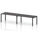 Impulse 2 Person Single Row Bench Desk - Carbon Grey