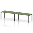 Impulse 2 Person Single Row Bench Desk - Moss Green