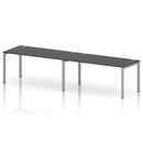 Impulse 2 Person Single Row Bench Desk - Carbon Grey