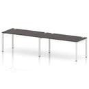 Impulse 2 Person Single Row Bench Desk - Carbon Grey