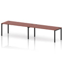 Impulse 2 Person Single Row Bench Desk - Brick Red
