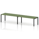 Impulse 2 Person Single Row Bench Desk - Moss Green