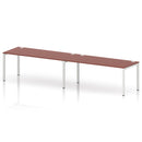 Impulse 2 Person Single Row Bench Desk - Brick Red