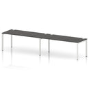 Impulse 2 Person Single Row Bench Desk - Carbon Grey
