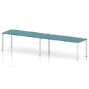Impulse 2 Person Single Row Bench Desk - Dark Teal
