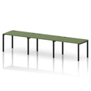 Impulse 3 Person Single Row Bench Desk - Moss Green