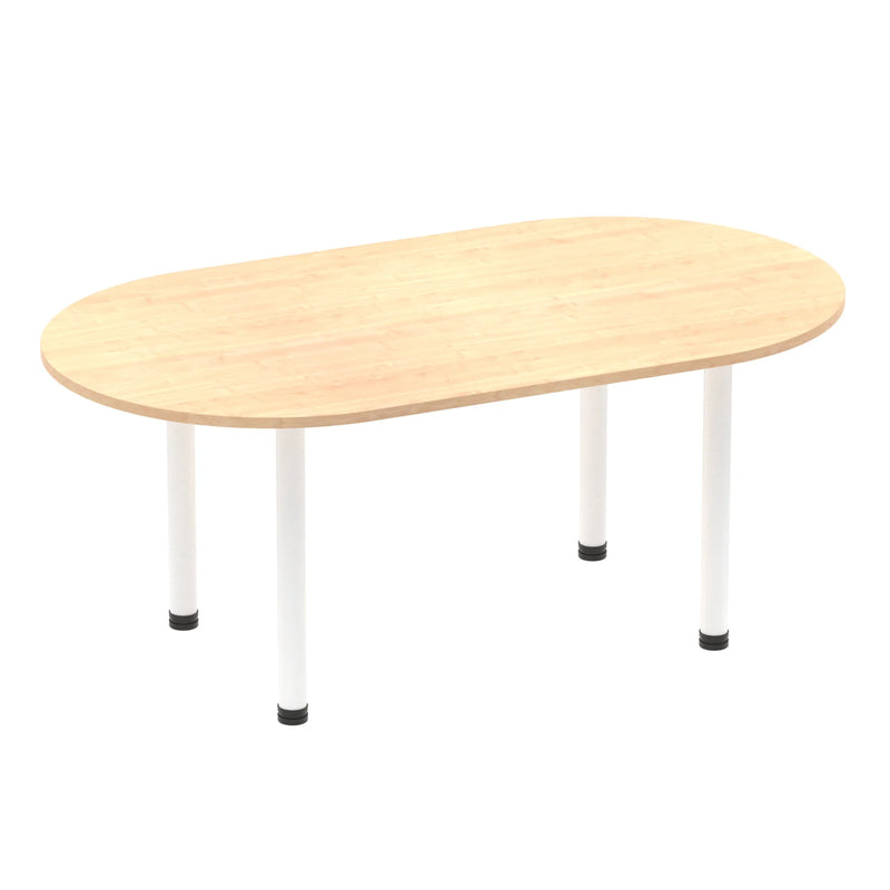 Impulse Boardroom Table With Post Leg - Maple - NWOF