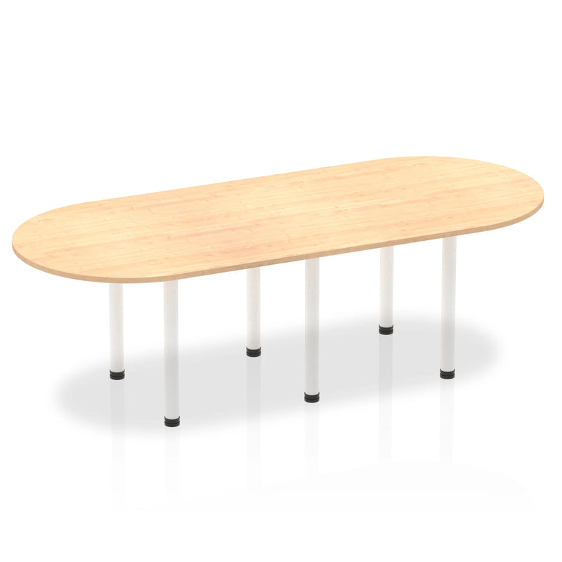 Impulse Boardroom Table With Post Leg - Maple - NWOF
