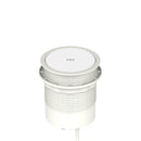 Dynamic Volta Round Pop Up Power Unit with 4 sockets and wireless charger, installed in a 120mm surface.