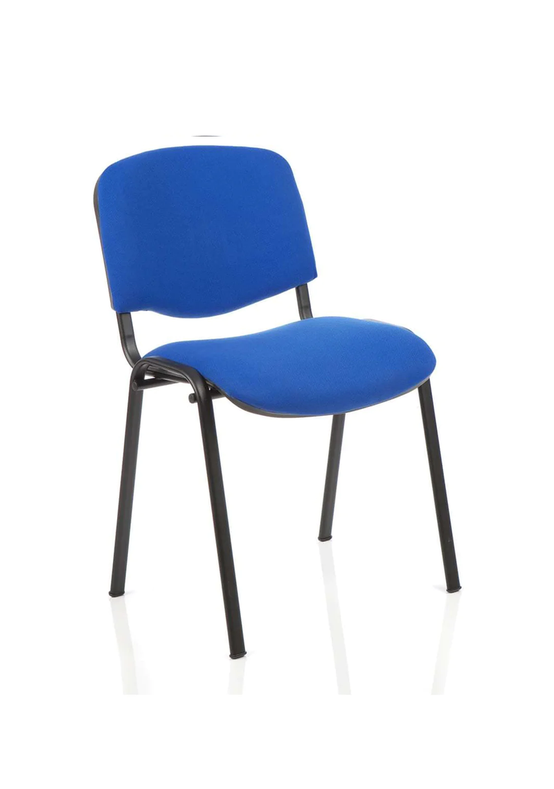ISO Stacking Visitor/Conference Chair - Black Frame - NWOF