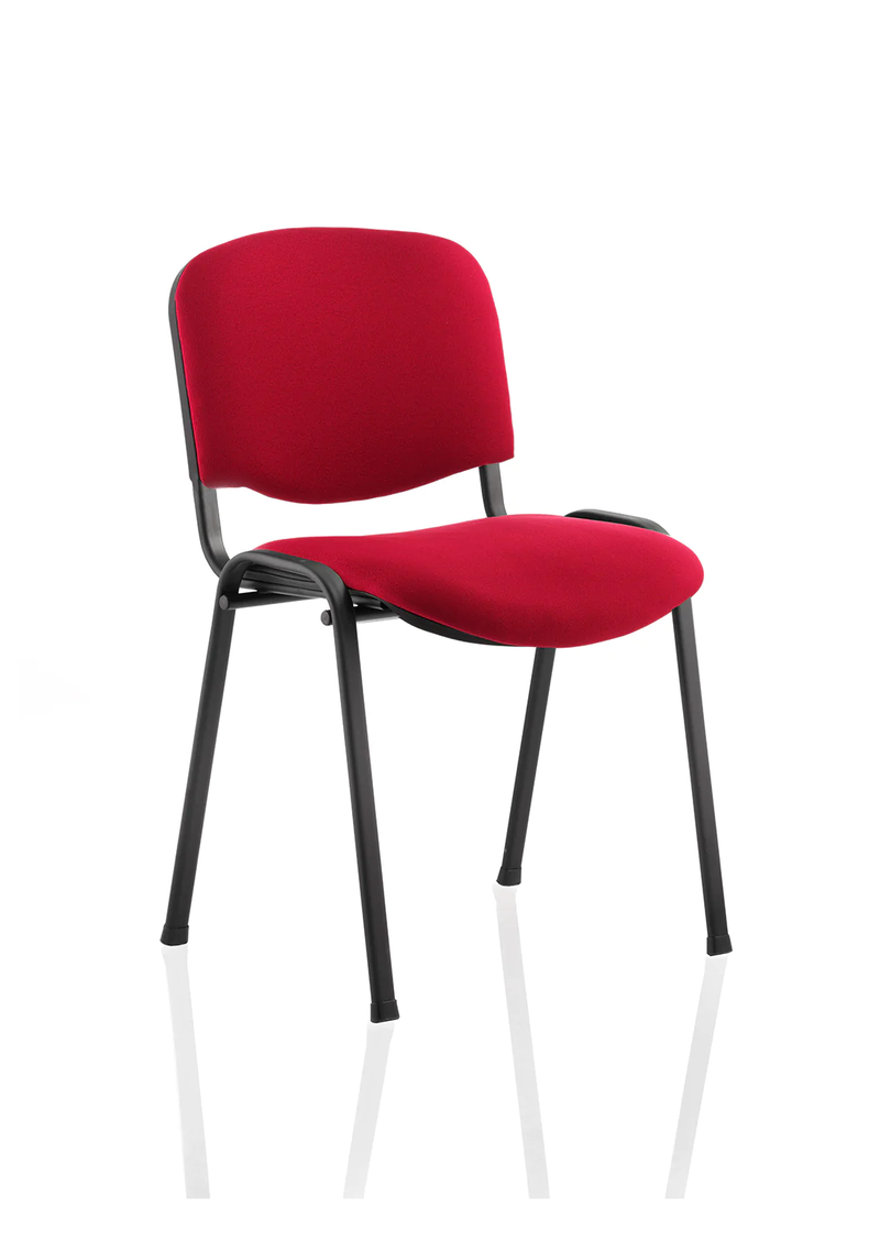ISO Stacking Visitor/Conference Chair - Black Frame - NWOF
