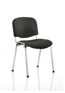 ISO Stacking Visitor/Conference Chair - Chrome Frame - NWOF