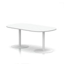 Italia Boardroom Table White Leg - White - NWOF