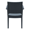 Ibiza Recycled Arm Chair - Dark Grey