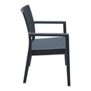 Ibiza Recycled Arm Chair - Dark Grey