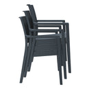 Ibiza Recycled Arm Chair - Dark Grey