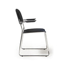 Jive Stacking Armchair With Chrome Frame - NWOF