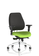 Chiro Plus Ultimate High Back Ergonomic Posture Chair With Arms - Bespoke Fabric - NWOF