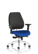 Chiro Plus Ultimate High Back Ergonomic Posture Chair With Arms - Bespoke Fabric - NWOF