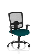 Portland HD High Back Heavy Duty Task Operator Office Chair With Arms - Bespoke Fabric - NWOF