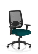 Ergo Twist High Mesh Back Ergonomic Task Operator Office Chair With Arms - Bespoke Fabric - NWOF