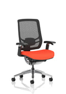 Ergo Click High Back Ergonomic Posture Office Chair With Arms - Bespoke Fabric - NWOF