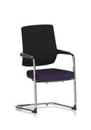 Vero Airmesh Back Cantilever Chair - Bespoke Fabric - NWOF