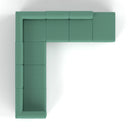Dynamic Mawsley modular L-shaped sectional sofa with right arm chaise end, featuring plush cushions and modern design.