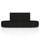 Dynamic Mawsley modular seating set with high-back 10-seater capsule island, featuring plush cushions and modern design.