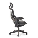 Lyra Fully Ergonomic Task Chair With Adjustable Arms & Integrated Headrest - Black - NWOF